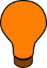 Light Bulb Pumpkin Clip Art