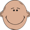 Bald Happy Man Clip Art