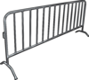 Metal Arena Guardrail Clip Art