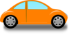 Beetle Orange 2 Clip Art