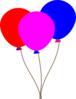 Colourful Balloons Clip Art