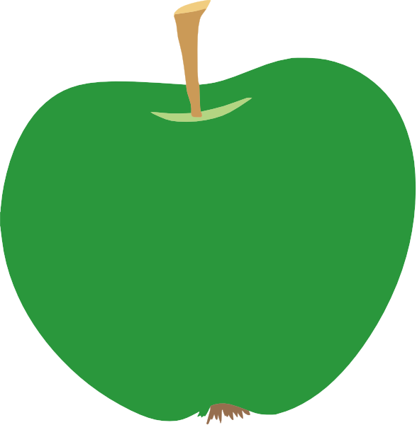 clipart green apple - photo #18