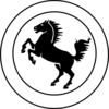 Black Horse-01 Clip Art