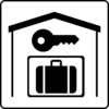 Hotel Icon Has Secure Storage In Room Clip Art