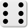 Dice 6 Clip Art