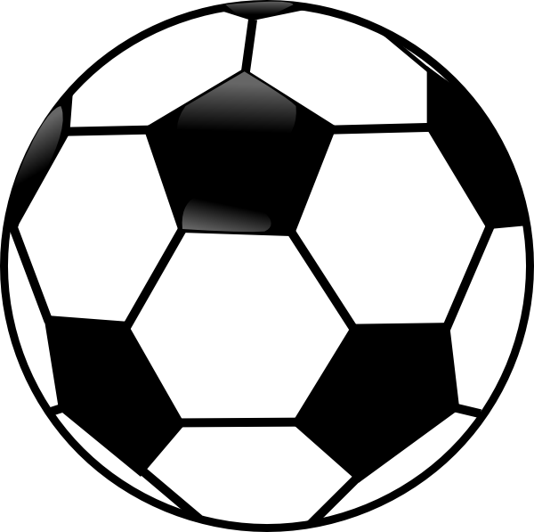 Black And White Soccer Ball Clip Art at Clker.com - vector clip art