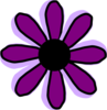 Purple Flower 9 Clip Art