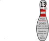 Bowling Pin Clip Art