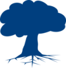 Treerootblue Clip Art