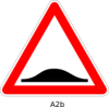 Road Bump Sign Clip Art