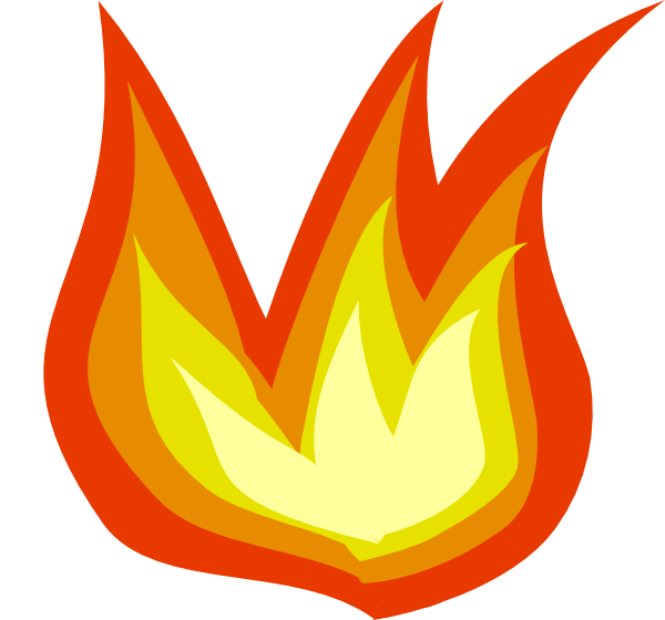 clipart of fire flames - photo #22