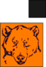 Orange Bear Clip Art
