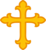 Gold Cross 3 Clip Art