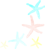 Starfish Stairway Clip Art