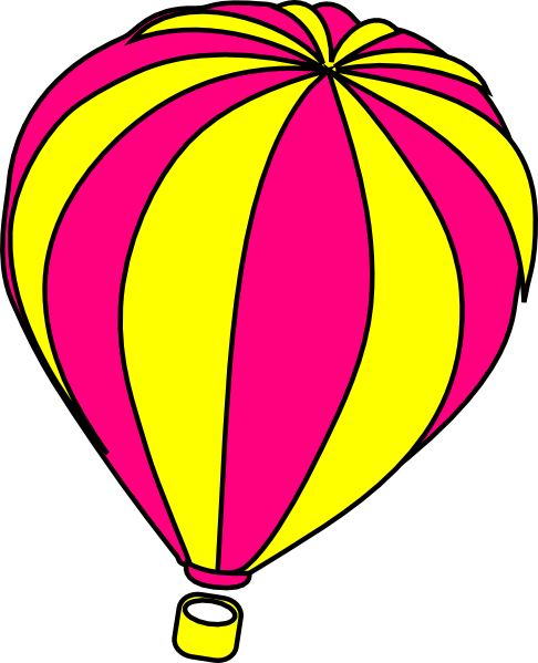 Hot Air Balloon Grey Clip Art at Clker.com - vector clip art online