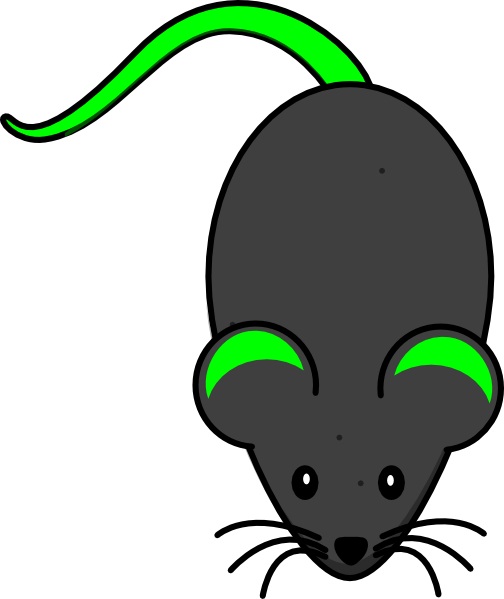 green mouse clip art - photo #7