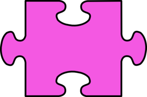 Purple Jigsaw Clip Art