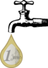Water Faucet Dripping Clip Art