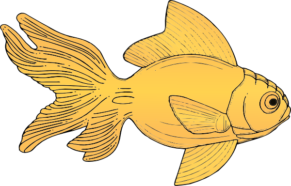 free clipart goldfish - photo #20