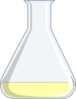 Chemistry Flash Yellow Flask Clip Art