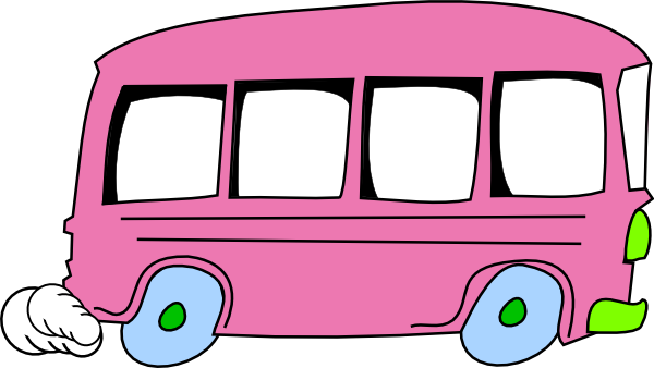 clip art of cartoon bus - photo #13