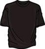 Black T-shirt Clip Art