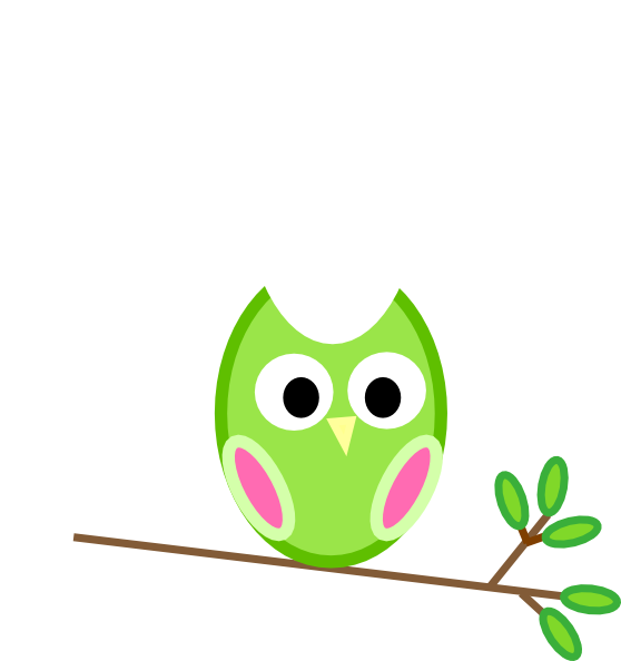 green owl clip art - photo #33