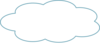 Thought Cloud Blue Th Clip Art