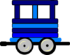 Loco Train Carriage Clip Art