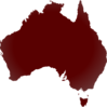 Red Australia Clip Art