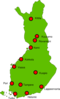 Finland Map Outline Clip Art