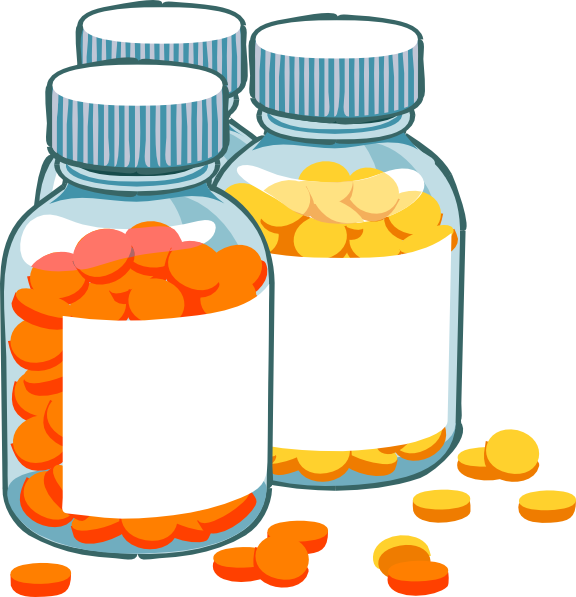 Blank Pill Bottles Clip Art at Clker.com - vector clip art online