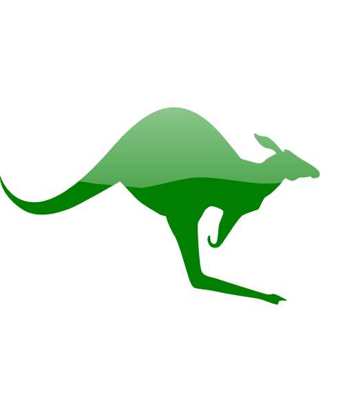 kangaroo crossing clip art - photo #20