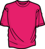 Pink T-shirt Clip Art