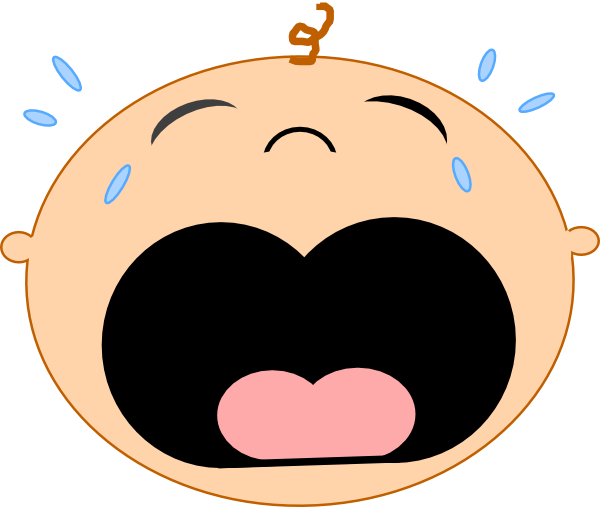 clipart of baby crying - photo #1