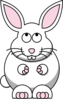 Rabbit Looking Up Clip Art