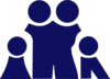 Blue Family Clip Art