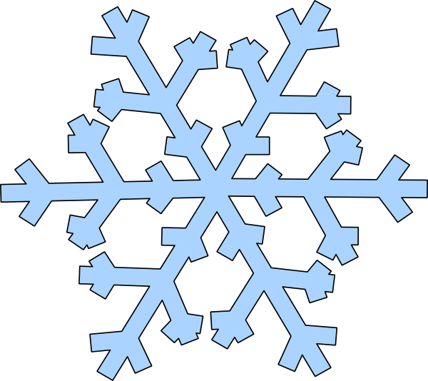 snowflake clipart transparent background - photo #22