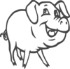 Pig Black Pig Clip Art