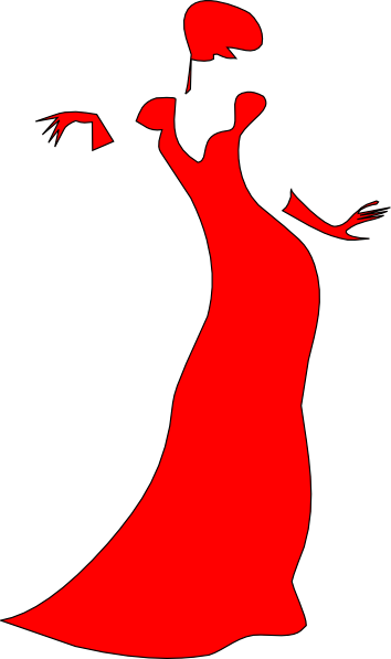 red dress clipart free - photo #11