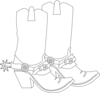 White Boots Clip Art