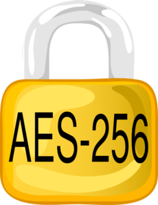 Lock Aes 256 Clip Art