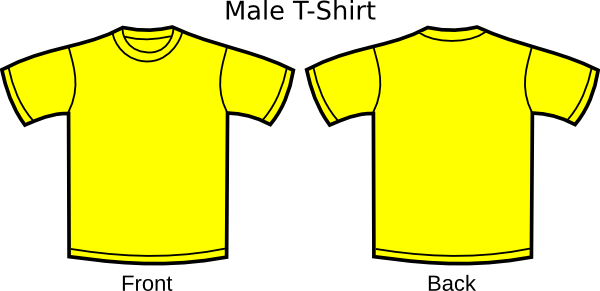 yellow shirt clip art - photo #9