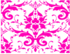 Pink Damask Clip Art