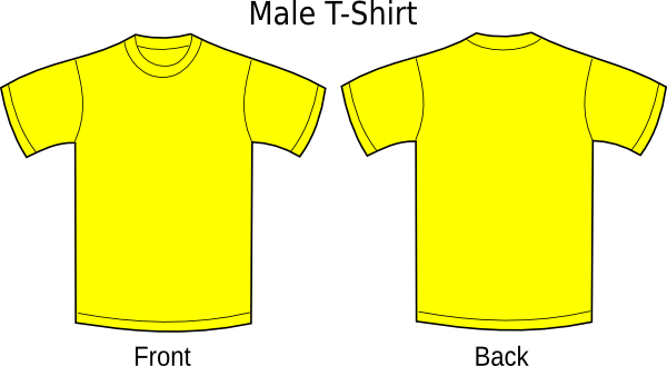 yellow shirt clip art - photo #17