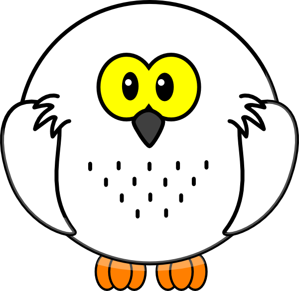 clipart snowy owl - photo #2