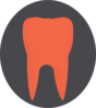 Orange Tooth5 Clip Art