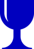 Blue Chalice Clip Art