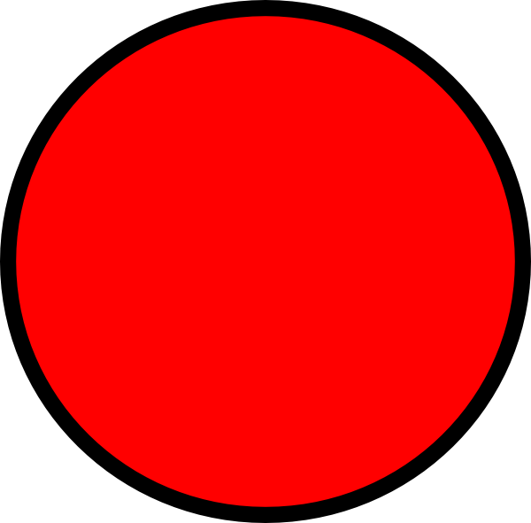 clipart red circle no - photo #23