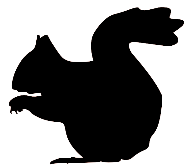 free clipart silhouette animals - photo #16